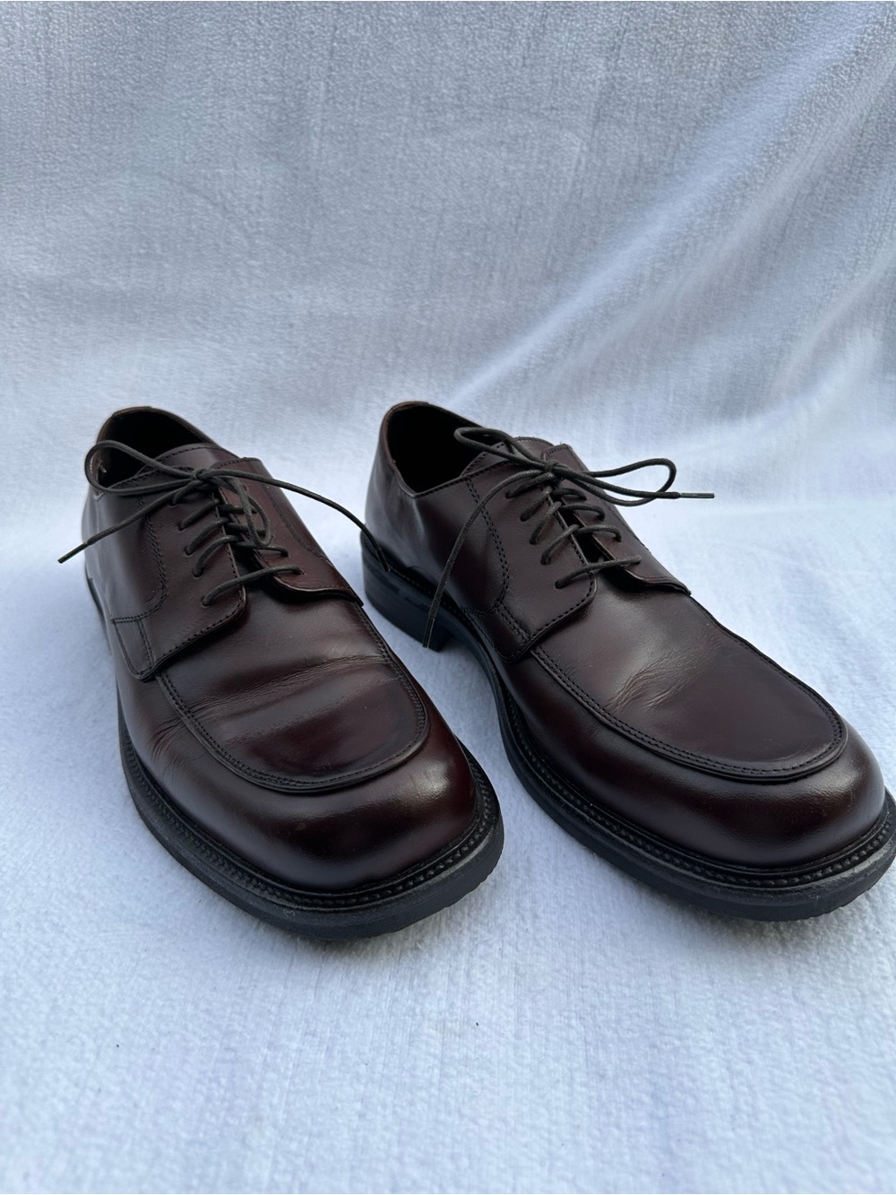 Like New Kenneth Cole Made in Italy Men’s  Leather Shoes Dark Brown Size 10